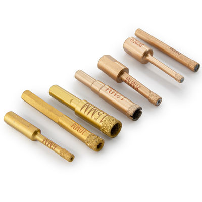 Vacuum Brazed Diamond Core Drill Bit for Hard Stone Tile Marble Granite Dry or Wet