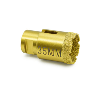 Dry Diamond Core Drill Bits and Vacuum Brazed Drilling Tools for Angle Grinder Machine