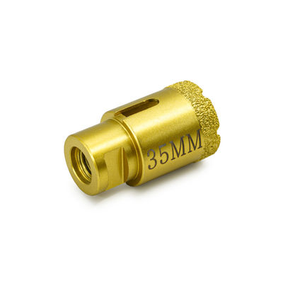 Dry Diamond Core Drill Bits and Vacuum Brazed Drilling Tools for Angle Grinder Machine