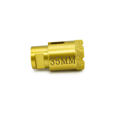 Dry Diamond Core Drill Bits and Vacuum Brazed Drilling Tools for Angle Grinder Machine