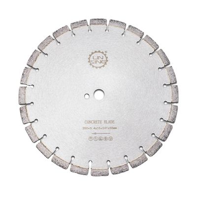 14 inch segmented diamond wet cutting disc for reinforced concrete precise cutting