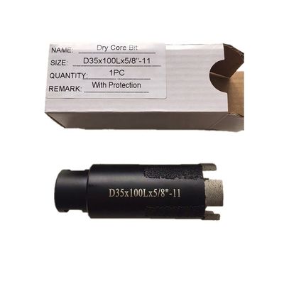 30mm Diameter Marble Stone Diamond Drilling Tool with 100mm Length Segmented Drill Bit