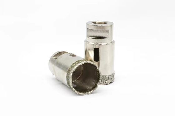 6mm Vacuum Brazed Diamond Finger Bits for Marble Drilling Feed Rate 24-48&quot; per minute