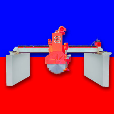 Stone Block Cutter with Horizontal Plus Vertical Bridge Saw and PLC Control System