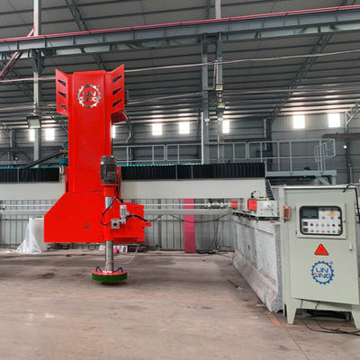 Stone Block Cutter with Horizontal Plus Vertical Bridge Saw and PLC Control System