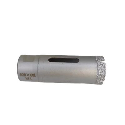 35mm M14 Diamond Bit for Dry Drilling Segmented Dekton Porcelain on Black Steel Base
