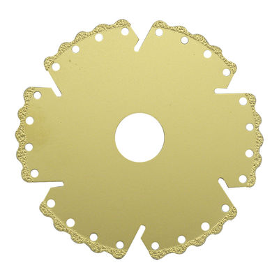 144 Teeths D180MM Vacuum Brazed Diamond Blade Edger in Circular Saw