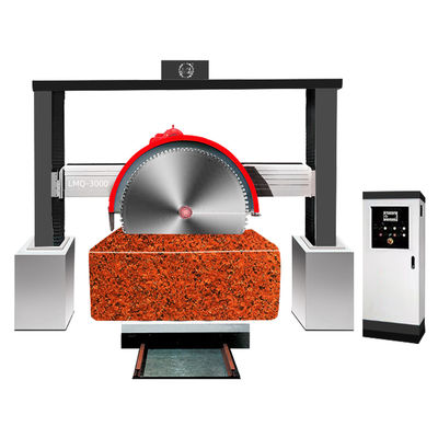 LINSING Gantry Stone Cutter Heavy Duty Block Cutting Machine for Natural Stone 9000 kg