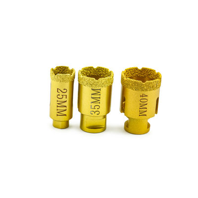 Diamond Segmented Core Drill Bit for Marble and Hard Stone Drilling 19-125mm Diameter