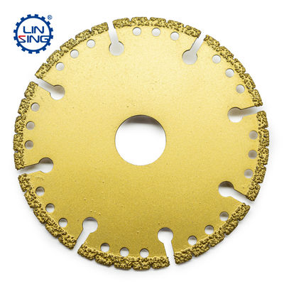 1.8mm Steel Core Thickness Vacuum Brazed Diamond Cutting Disc for Metal Stone Aluminum