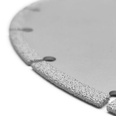 1.8mm Steel Core Thickness Vacuum Brazed Diamond Cutting Disc for Metal Stone Aluminum
