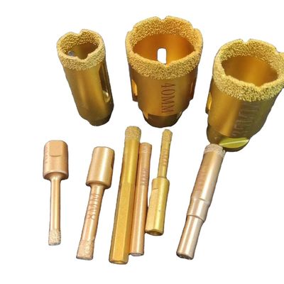 30mm Diamond Core Drill Bit for Granite Stone Dry Drilling Blue Dekton Porcelain Marble