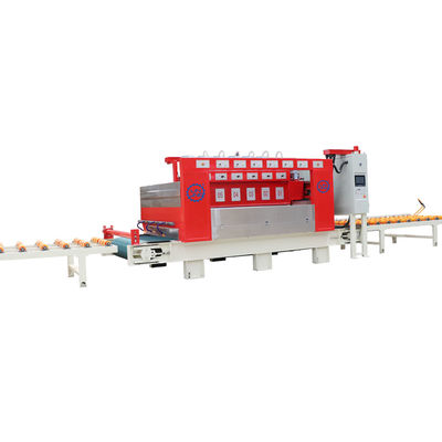 Grinding Function PLC Automatic Continuous Granite Marble Stone Bush Hammering Machine