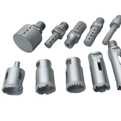 Manual Angle Grinder Diamond Vacuum Brazed Drill Bit for Porcelain Tool Dry Drilling