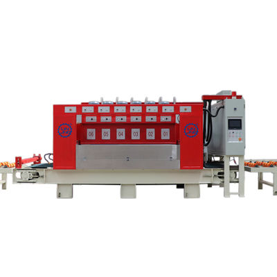 47KW LINSING Stone Slab Tile Bush Hammer Chiseled Rough Picking Marble Sandblasted Surface Granite Grinding Machine