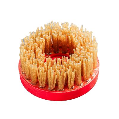 Round Grinding Brush for Diamond Abrasivel on Leather Stone Marble Surface Abrasivel