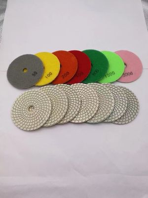 125mm Wet Polishing Pad for Polishing Granite Marble Stone Slab Resin Pads Advantage