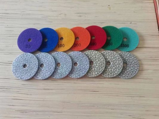 125mm Wet Polishing Pad for Polishing Granite Marble Stone Slab Resin Pads Advantage