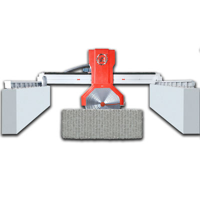Multi Disc CNC Bridge Stone Cutting Machines for accuracy Natural Granite Fabrication