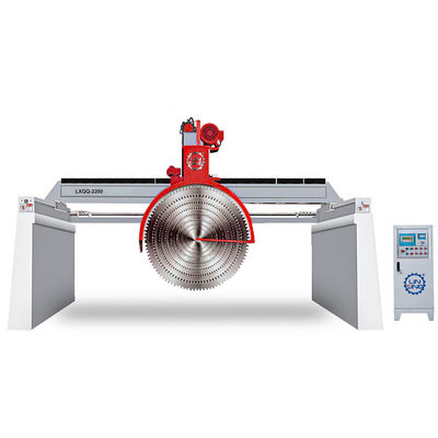Multi Disc CNC Bridge Stone Cutting Machines for accuracy Natural Granite Fabrication