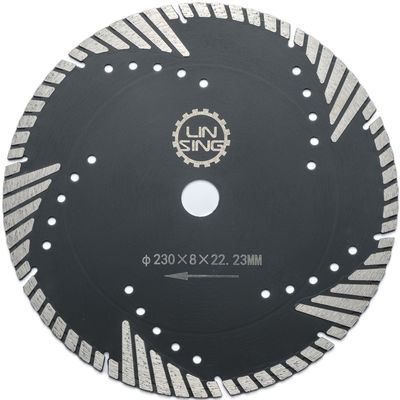 Hot Pressed Diamond Turbo Saw Blade for Slant Protection Teeth Advantage Fast Cutting