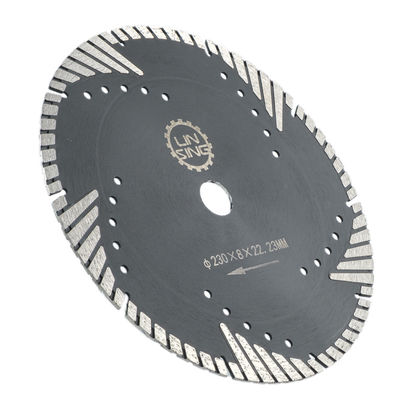 Hot Pressed Diamond Turbo Saw Blade for Slant Protection Teeth Advantage Fast Cutting