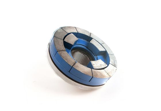 Polishing Granite Slabs Tiles with Diamond Calibration Wheels Round Abrasive Tools