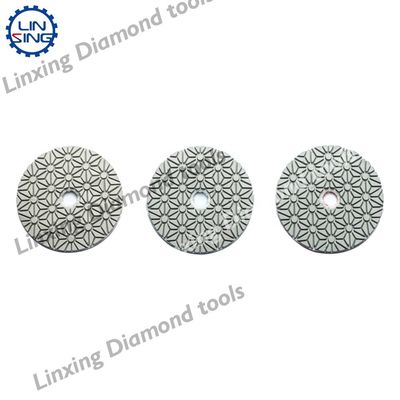 4'' Diamond Polishing Tools for Granite Marble Stone 3-step Pads Abrasives Sandpaper