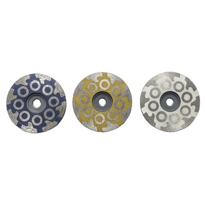 Sharpness Single Row Wheel for Good Wear Resistance Granite Resin Filled Turbo Cup Wheel