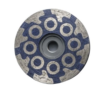 Sharpness Single Row Wheel for Good Wear Resistance Granite Resin Filled Turbo Cup Wheel