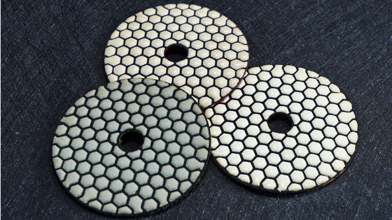 Round Flexible Resin Bond Diamond Hand Dry Polishing Pad and Buffing Pad for Stone