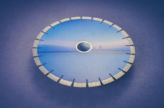 Granite Stone Cutting Disc 14'' Non-slient Blade with Lazer Bridge Blade Machine Tool