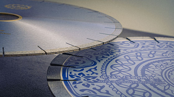 ARC Shape Diamond Metal Powder 350mm Blade for Lazer Bridge Granite Tile Cutting Disc