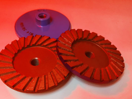 Good Wear Resistance Diamond Segmented Turbo Cup Wheel for Customized Support OEM