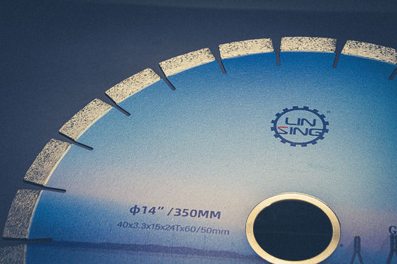 350mm Diamond Cutting Disc for Different Hardness Granite Stainless Steel and Diamond