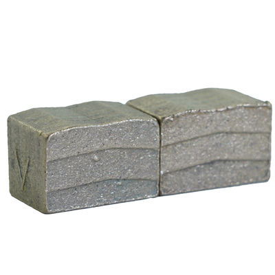 High Frequency Brazed Double-blades Diamond Segment for Granite Cutting 22*13.1/13.9*15mm