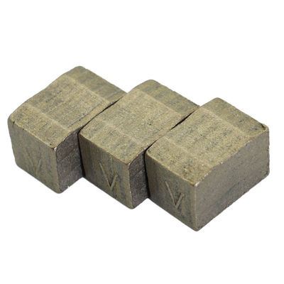 High Frequency Brazed Double-blades Diamond Segment for Granite Cutting 22*13.1/13.9*15mm