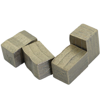 High Frequency Brazed Double-blades Diamond Segment for Granite Cutting 22*13.1/13.9*15mm