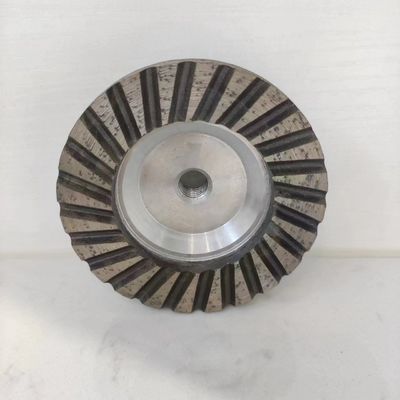 Granite Floor Fine Grinding Turbo Segmented Cup Wheel with Resin Filled Diamond Wheel