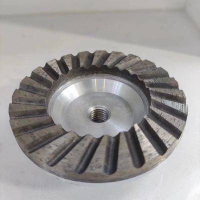 Granite Floor Fine Grinding Turbo Segmented Cup Wheel with Resin Filled Diamond Wheel