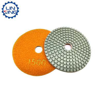 4inch Microfibre Flexible Polishing Pad A-Grade for Durable Stone Slabs Grinding Tools