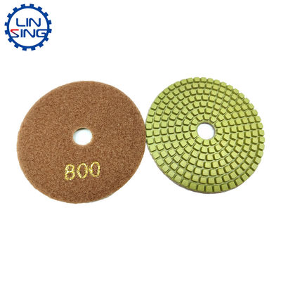 4inch Microfibre Flexible Polishing Pad A-Grade for Durable Stone Slabs Grinding Tools