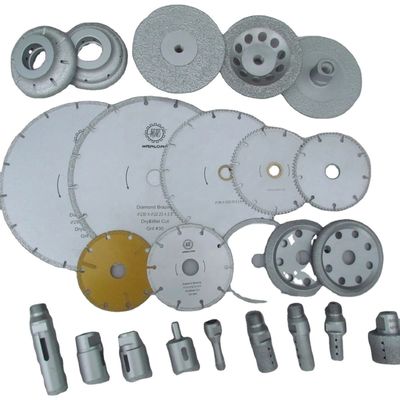 Diamond Resin Metal Powder Vacuum Brazed Cutter for Marble Stone Slab Edge Grinding