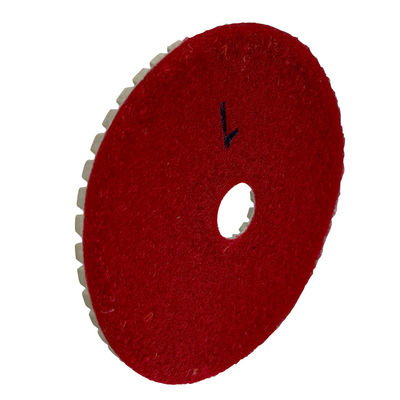 A-Grade 4inch Resin Bond 4 Step Flexible Polishing Pads For Dry Customized Support ODM
