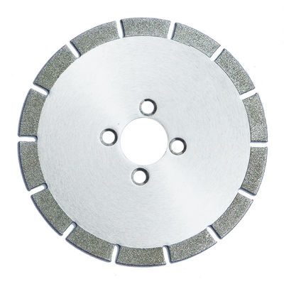 High Cutting Speed Double Electroplated Diamond Saw Blade for Customized Stone Cutting