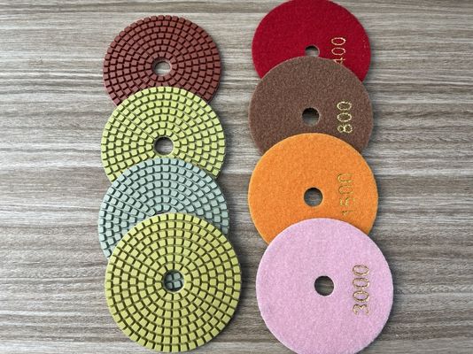 Free Samples When It Is Stock D180MM Dry Wet Flexible Polishing Pads