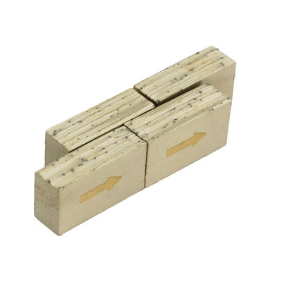 Sandwich Shape Diamond Segment For Marble Stone Cutting ODM Supported Good Sharpness