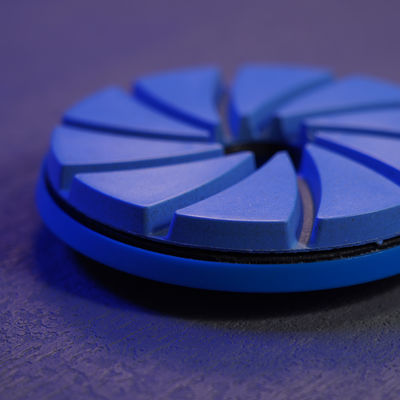 Customized Colors 6 inch Snail Lock Diamond Edge Polishing Pads for and Long Lifespan