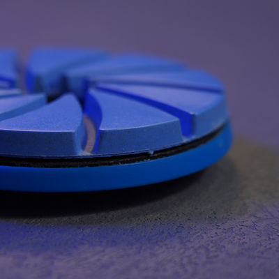 Customized Colors 6 inch Snail Lock Diamond Edge Polishing Pads for and Long Lifespan