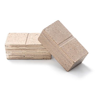 Sharp Flat Marble Cutting Diamond Blade Segments High Frequency Brazed